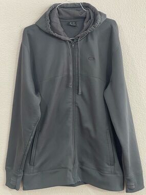 Oakley Men’s  Gray Full-Zip Hoodie 
Size XXL